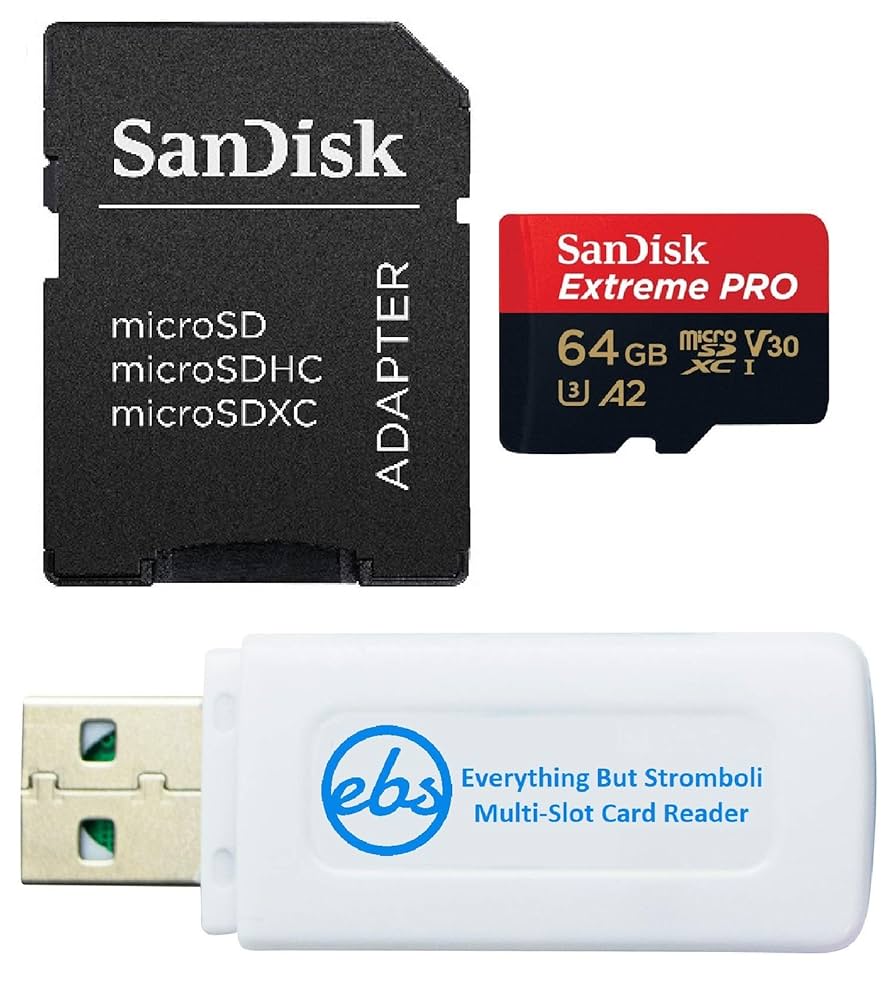 GoPro - dji osmo pocket ＋ 64G microSDカード Amazon.com: SanDisk 64GB Micro SDXC Memory Card Extreme Pro
